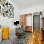 Spacious In With A Desk For Remote Work And A Balcony By Renters Daire