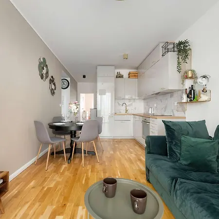 Spacious In Wroclaw With A Desk For Remote Work And A Balcony By Renters Oporow